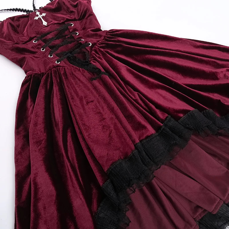 Commune with Spirits Velvet Dress