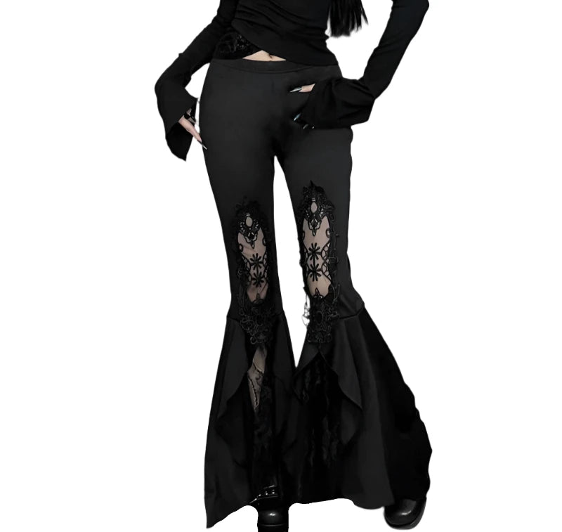 Gothic Siren Flared Pants