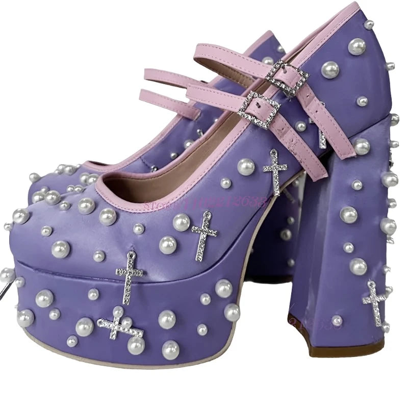 Lavender Menace Heels