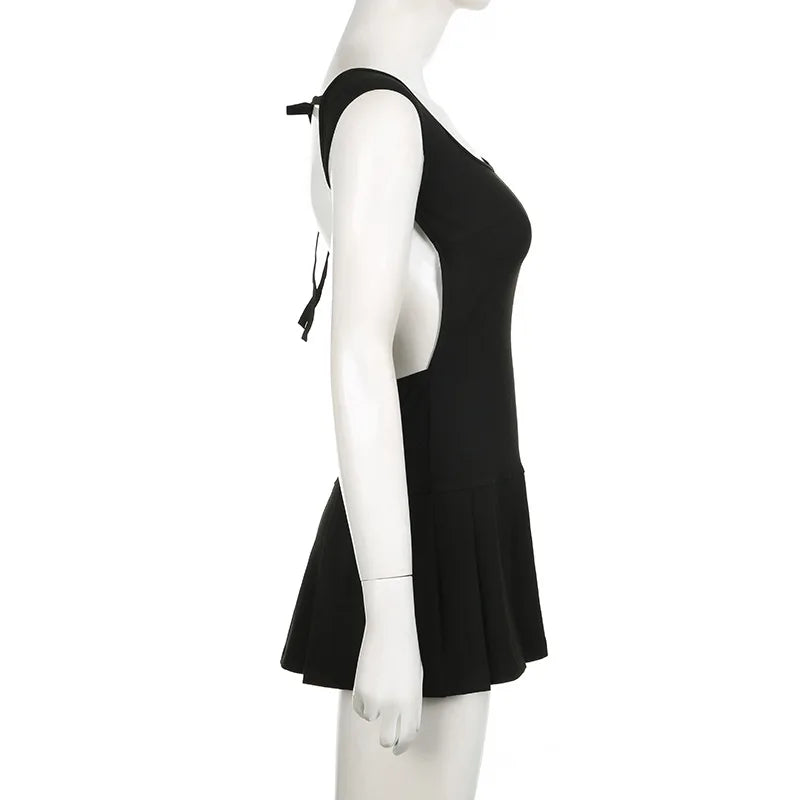 Doll Daze Backless Mini Dress