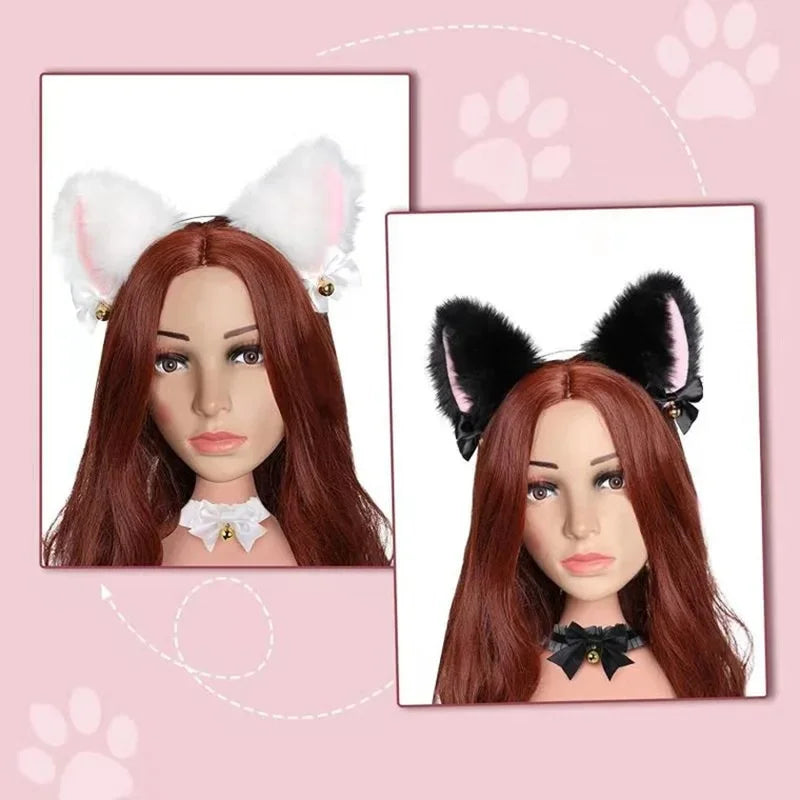 Hear No Evil Kitten Ears and Choker