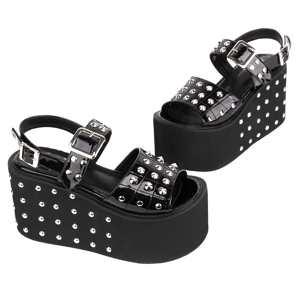 Angelic Punk Platform Sandals