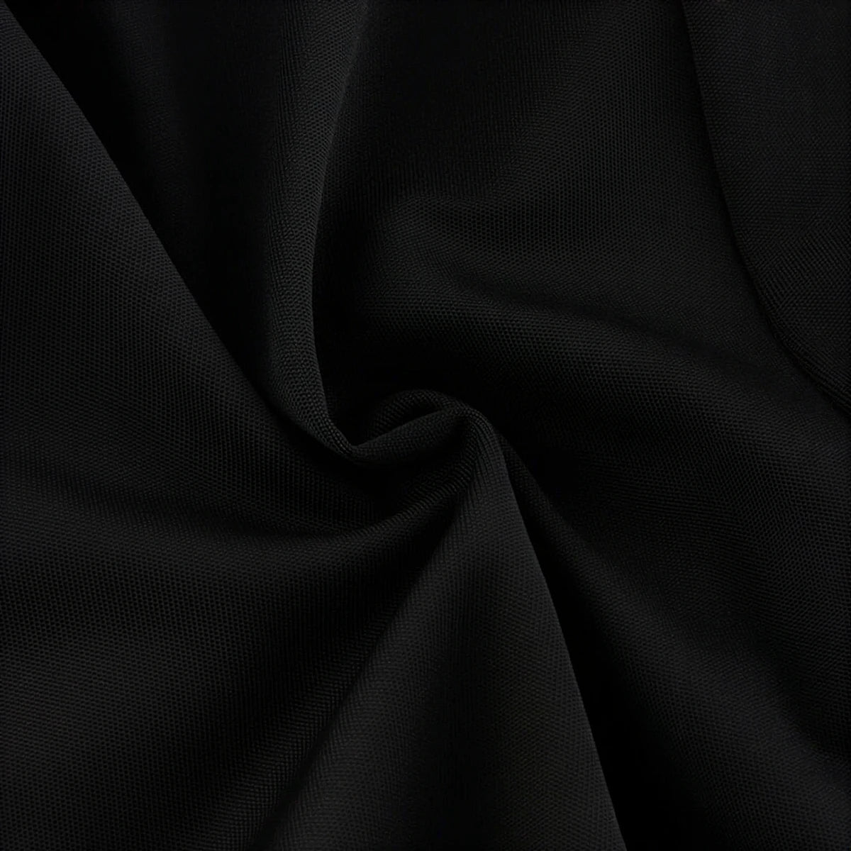 Black sundress with soft, flowing fabric and subtle gathered detailing.