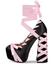 Phantom Pointe Lace Heels