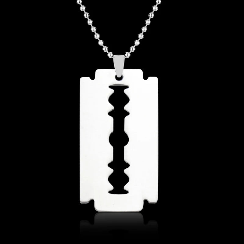 Blade Razor Necklace - Lace & Thornz