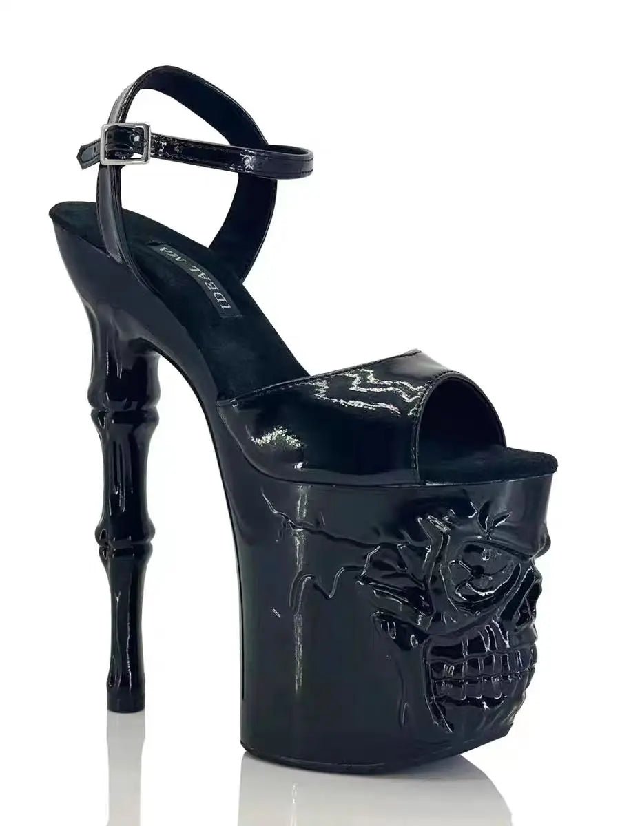 Bone Throne Heels - Lace & Thornz