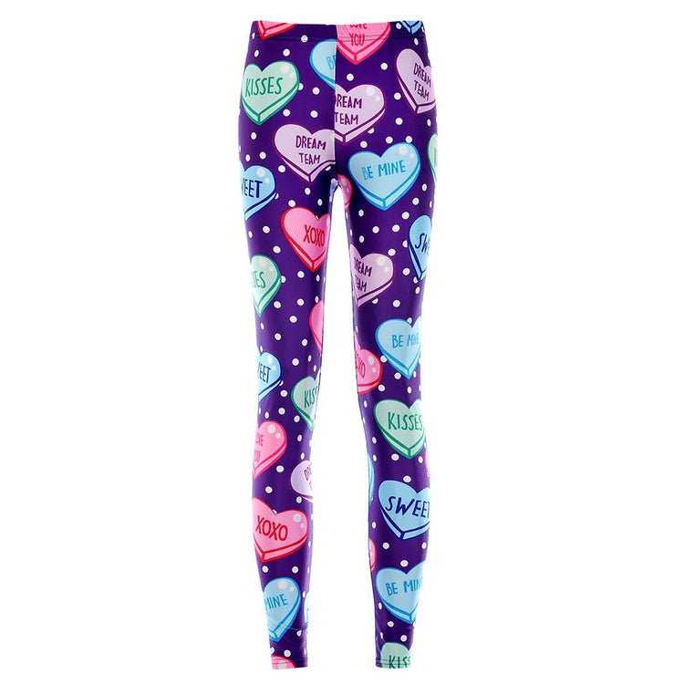 'Candy Coated Chaos' Leggings - Lace & Thornz