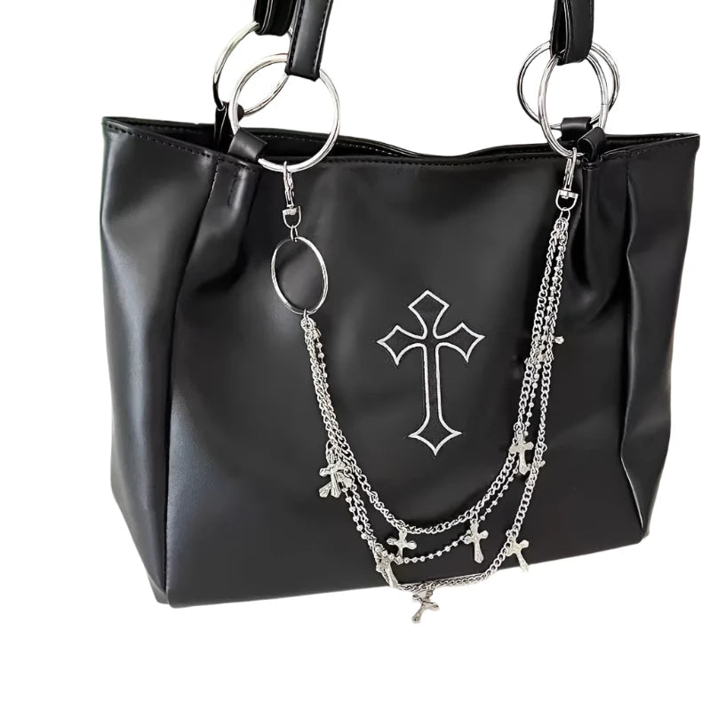 Chains of Goth Handbag - Lace & Thornz