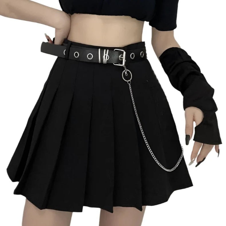 Cheerleading Darkness Skirt - Lace & Thornz