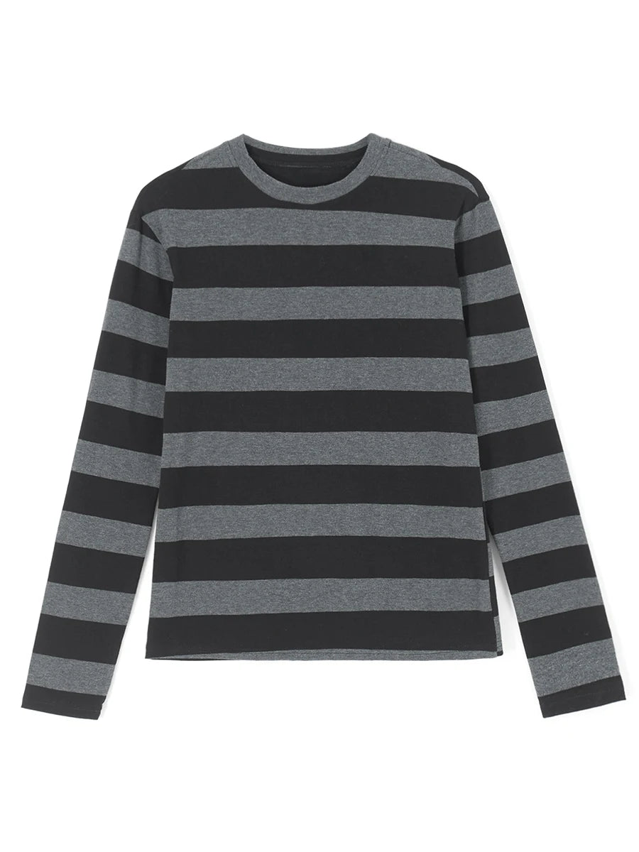 Classic Emo Striped Longsleeve - Lace & Thornz