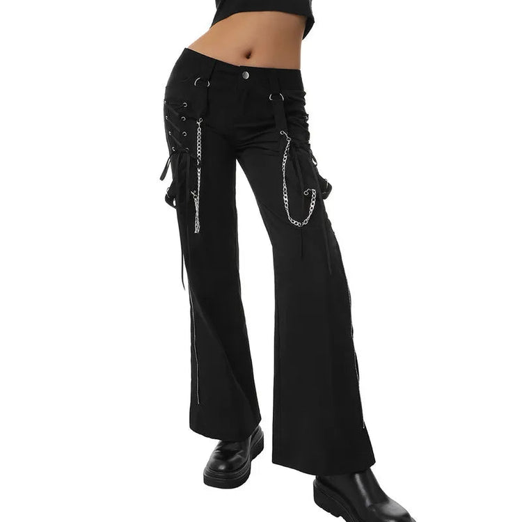 Cobweb Couture Low Waist Pants - Lace & Thornz