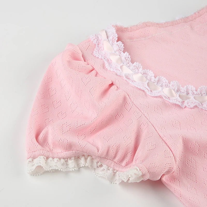 Coquette Core Top - Lace & Thornz Coquette Core Top - Lace & Thornz