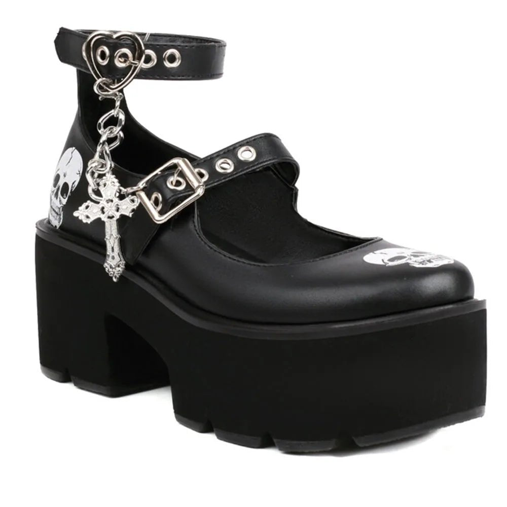 Crossbones Creepers - Lace & Thornz