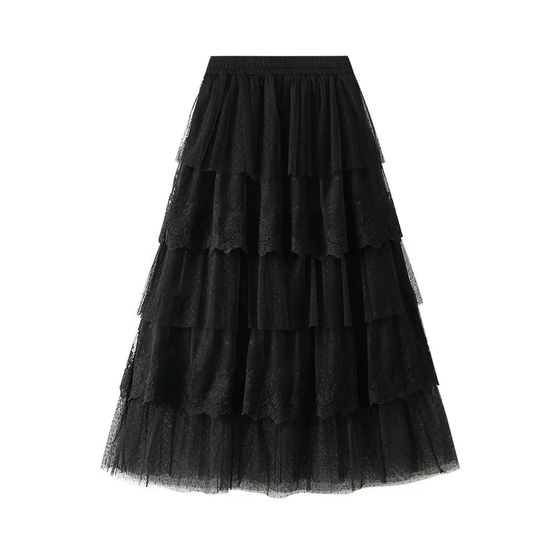 Dark Dreams Lace Skirt - Lace & Thornz