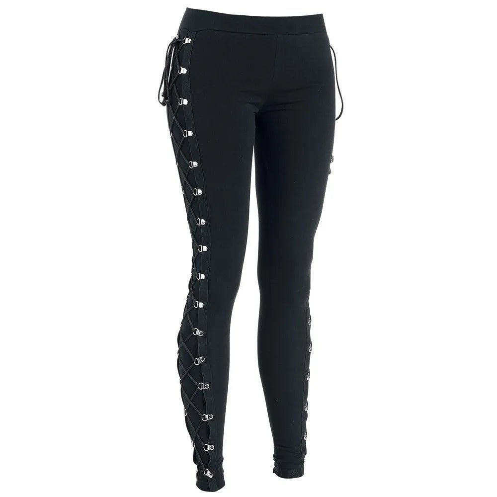 Dark Enchantment Lace - Up Leggings - Lace & Thornz