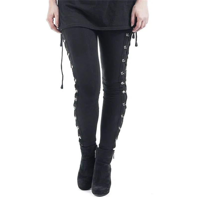 Dark Enchantment Lace - Up Leggings - Lace & Thornz