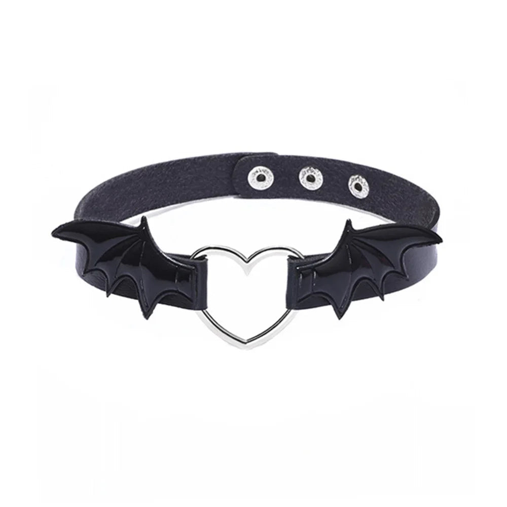 Dark Flutter Choker - Lace & Thornz