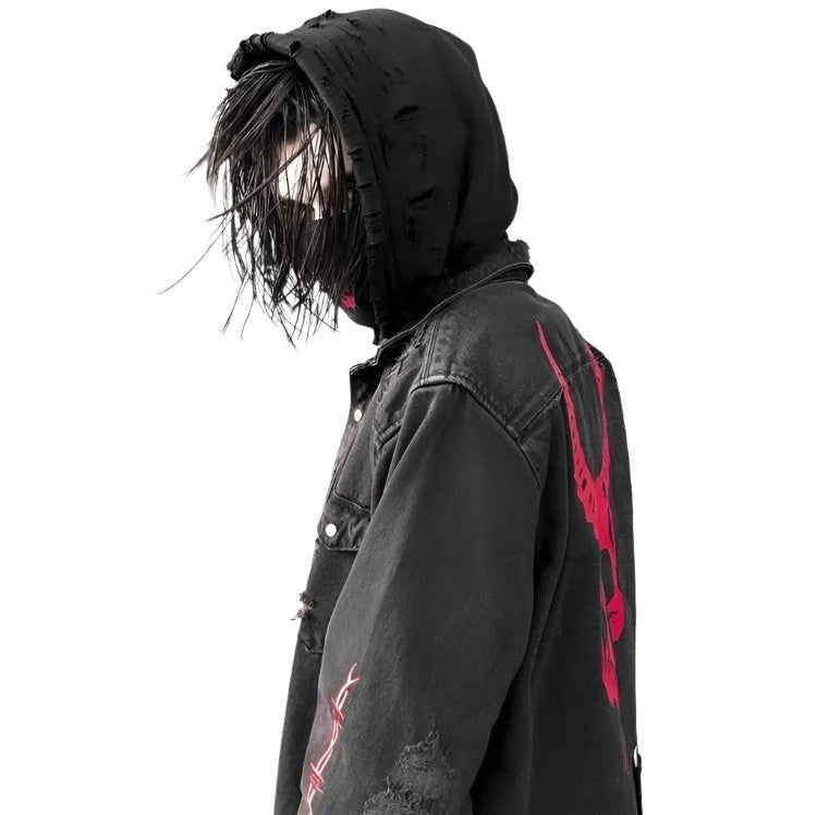 Demon Hunter Denim Jacket - Lace & Thornz