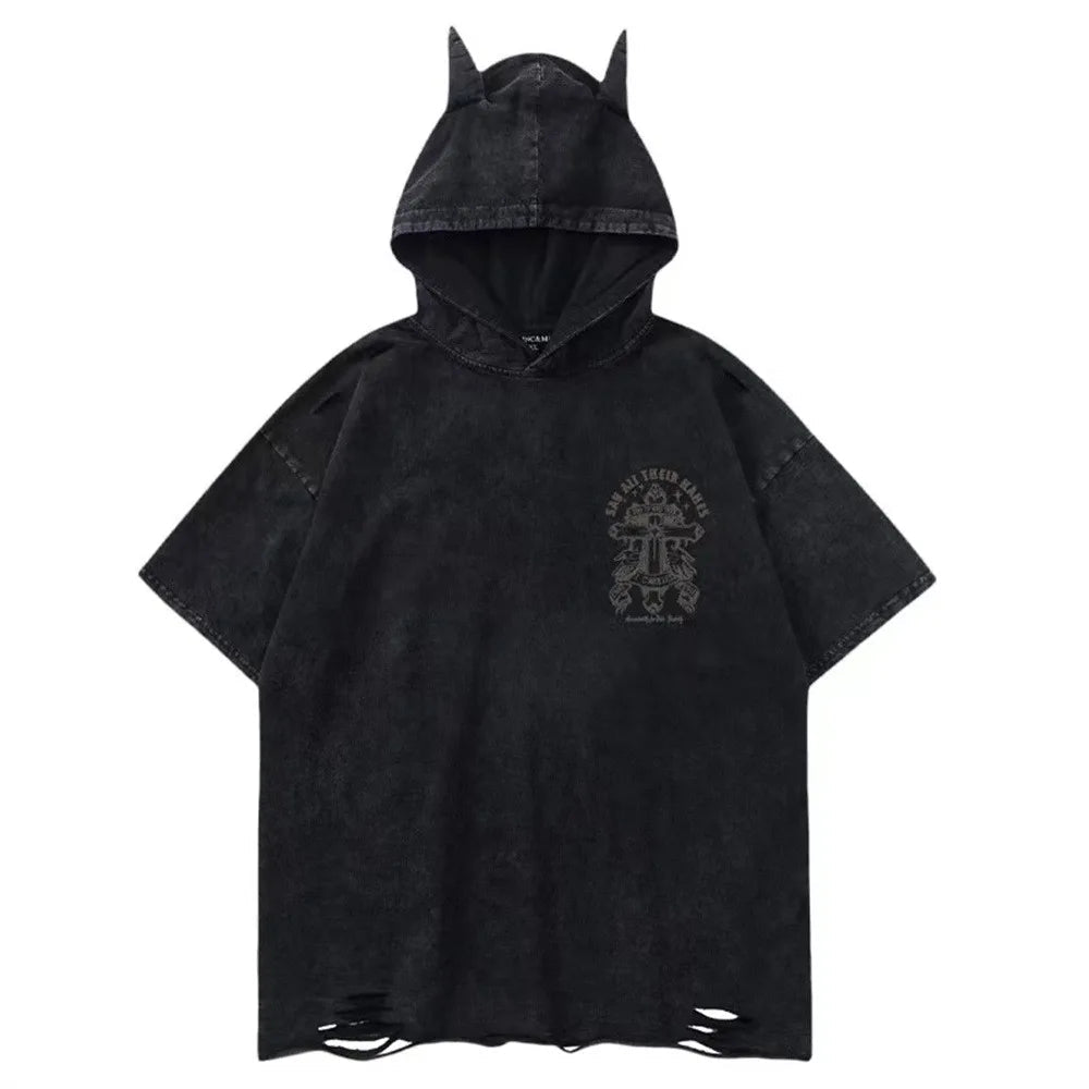 Devil Darling Hoodie - Lace & Thornz