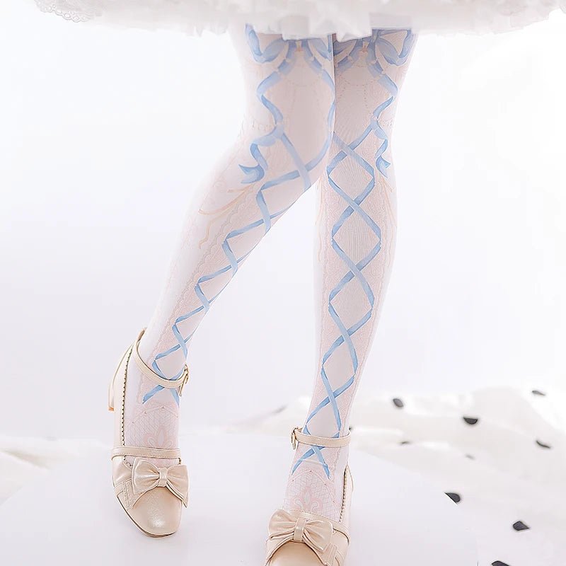 Dollhouse Darling Pantyhose - Lace & Thornz