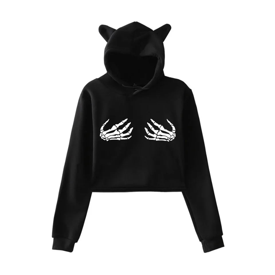 Ghostly Grip Hoodie - Lace & Thornz