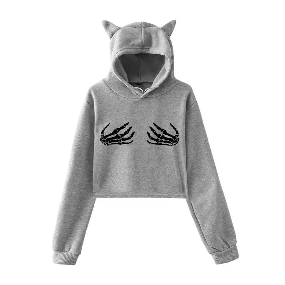 Ghostly Grip Hoodie - Lace & Thornz