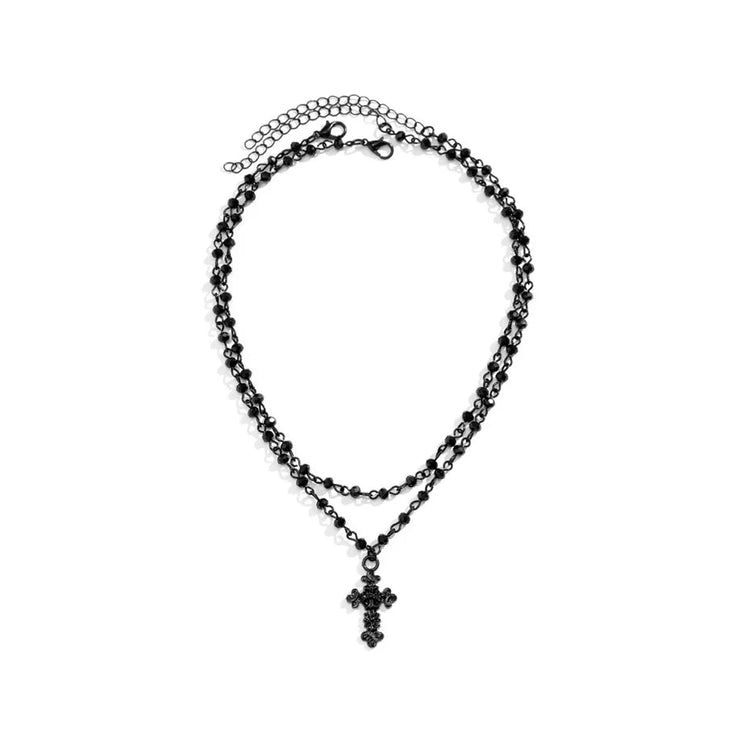 Gothic Guardian Necklace - Lace & Thornz