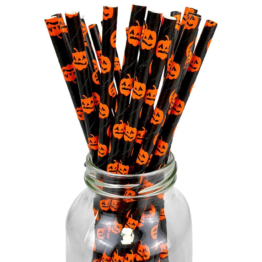 Halloween Paper Straws - Lace & Thornz