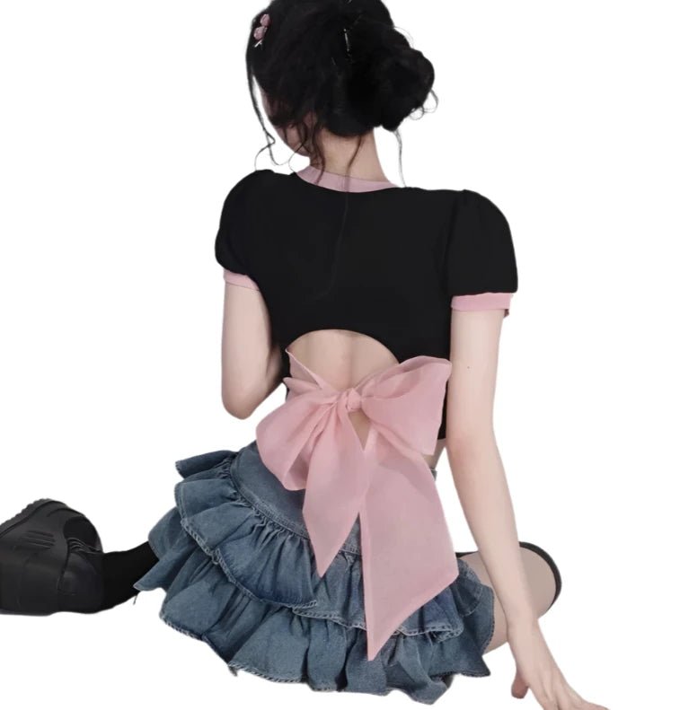 Kawaii Krypt Keeper Crop Top - Lace & Thornz