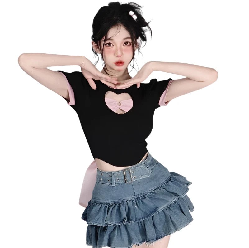 Kawaii Krypt Keeper Crop Top - Lace & Thornz