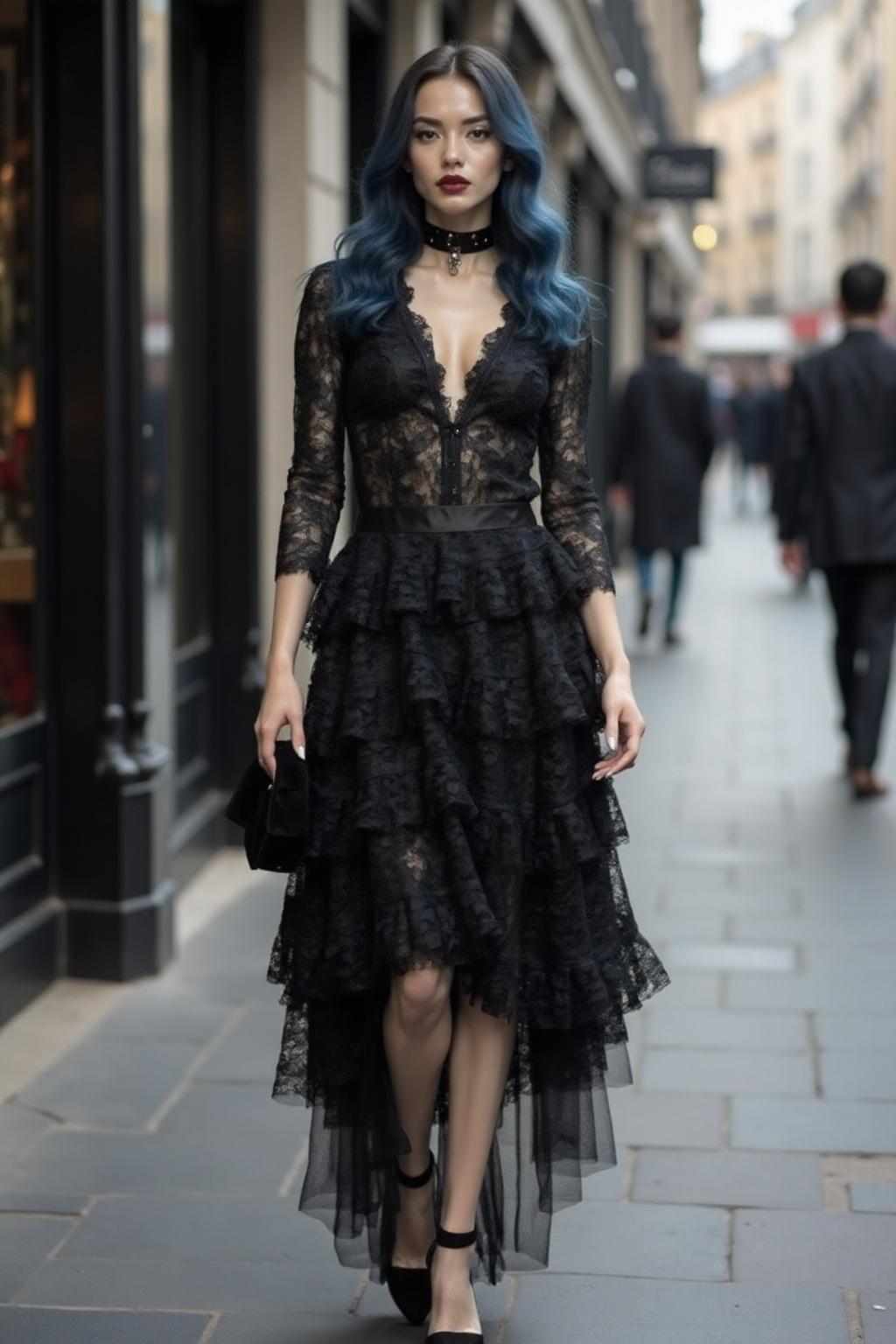 Lace till Death Tulle Skirt