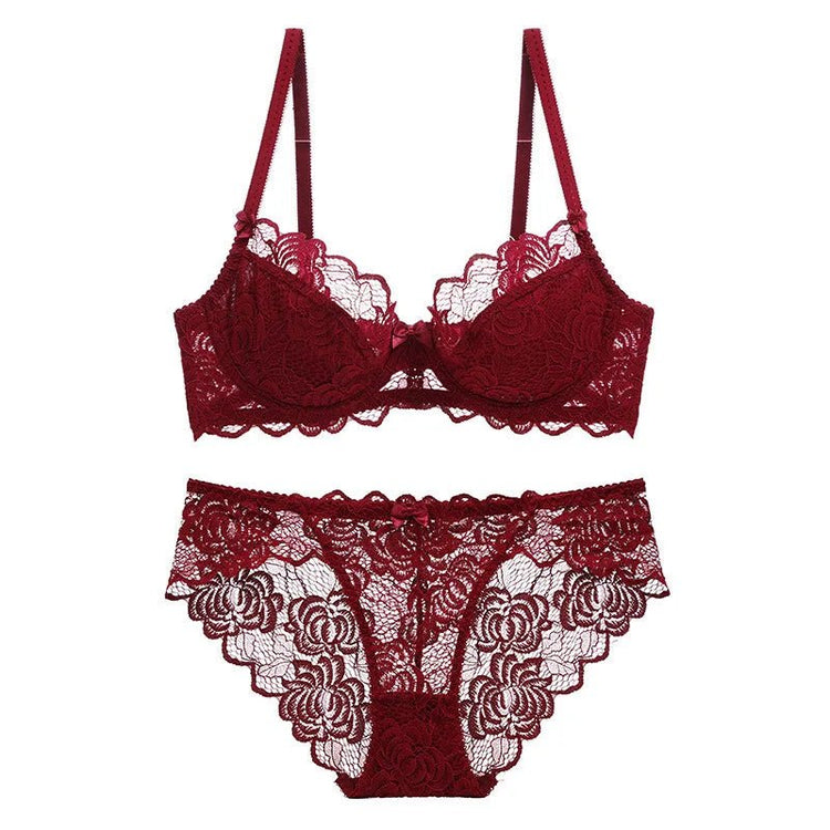 Midnight Garden Lingerie Set - Lace & Thornz