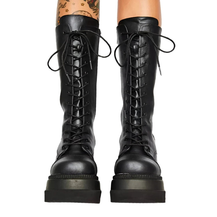 Morbid Melodies Boots - Lace & Thornz