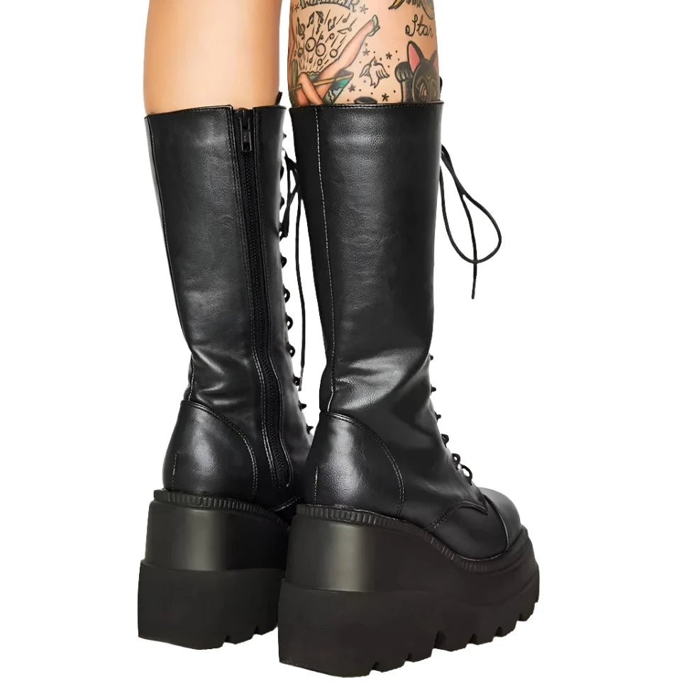 Morbid Melodies Boots - Lace & Thornz