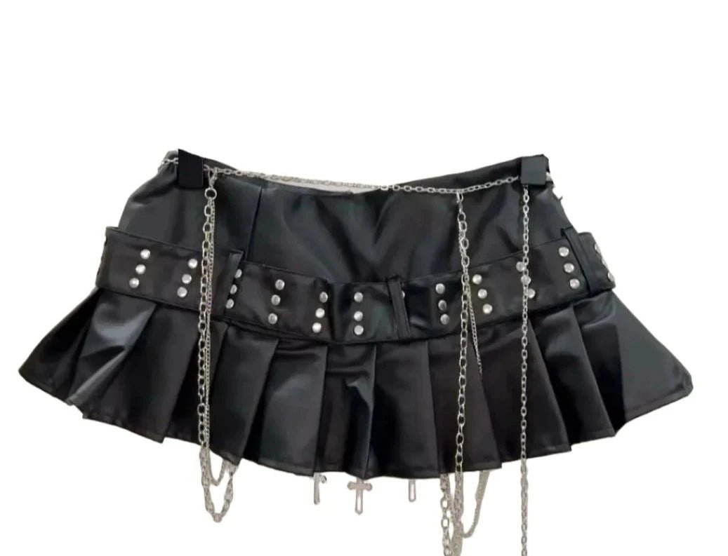 Mosh Pit Minx Skirt - Lace & Thornz