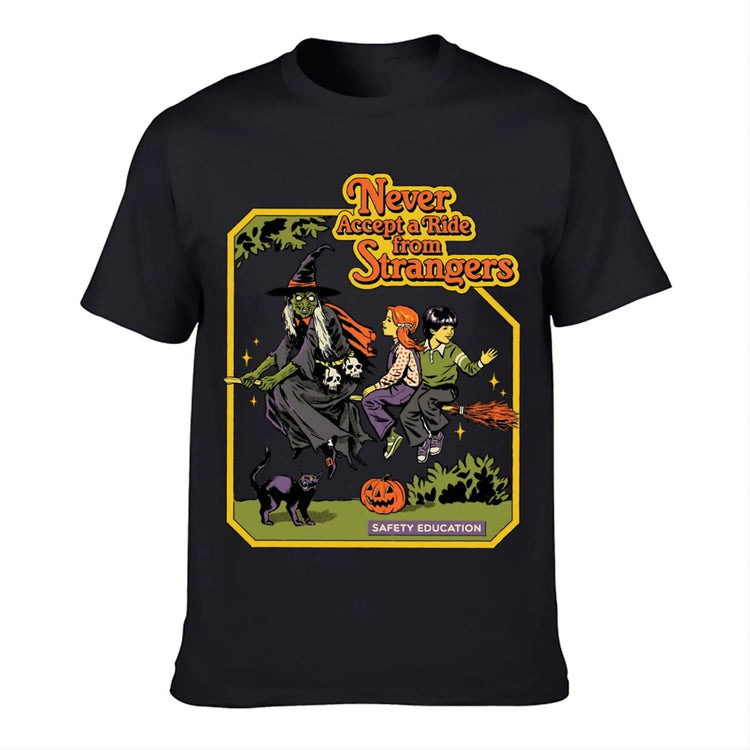 'Never Accept a Ride from Strangers' T-Shirt - Lace & Thornz