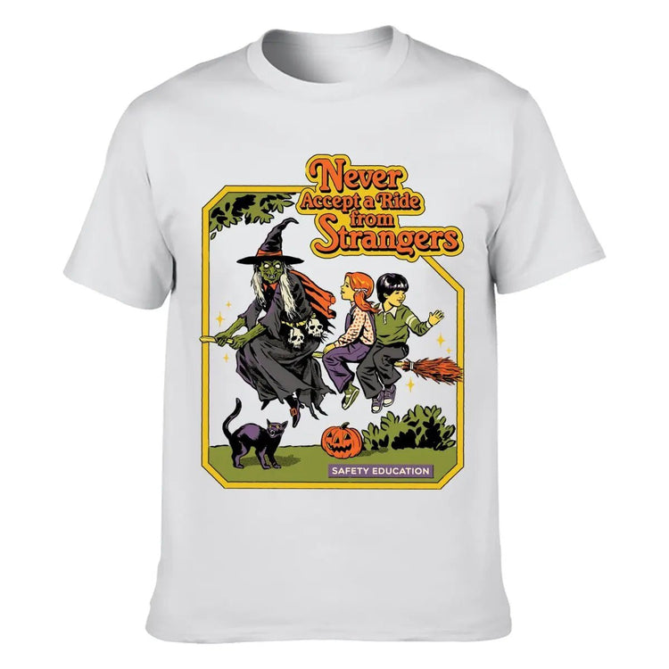 'Never Accept a Ride from Strangers' T-Shirt - Lace & Thornz