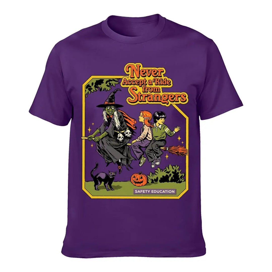 'Never Accept a Ride from Strangers' T-Shirt - Lace & Thornz