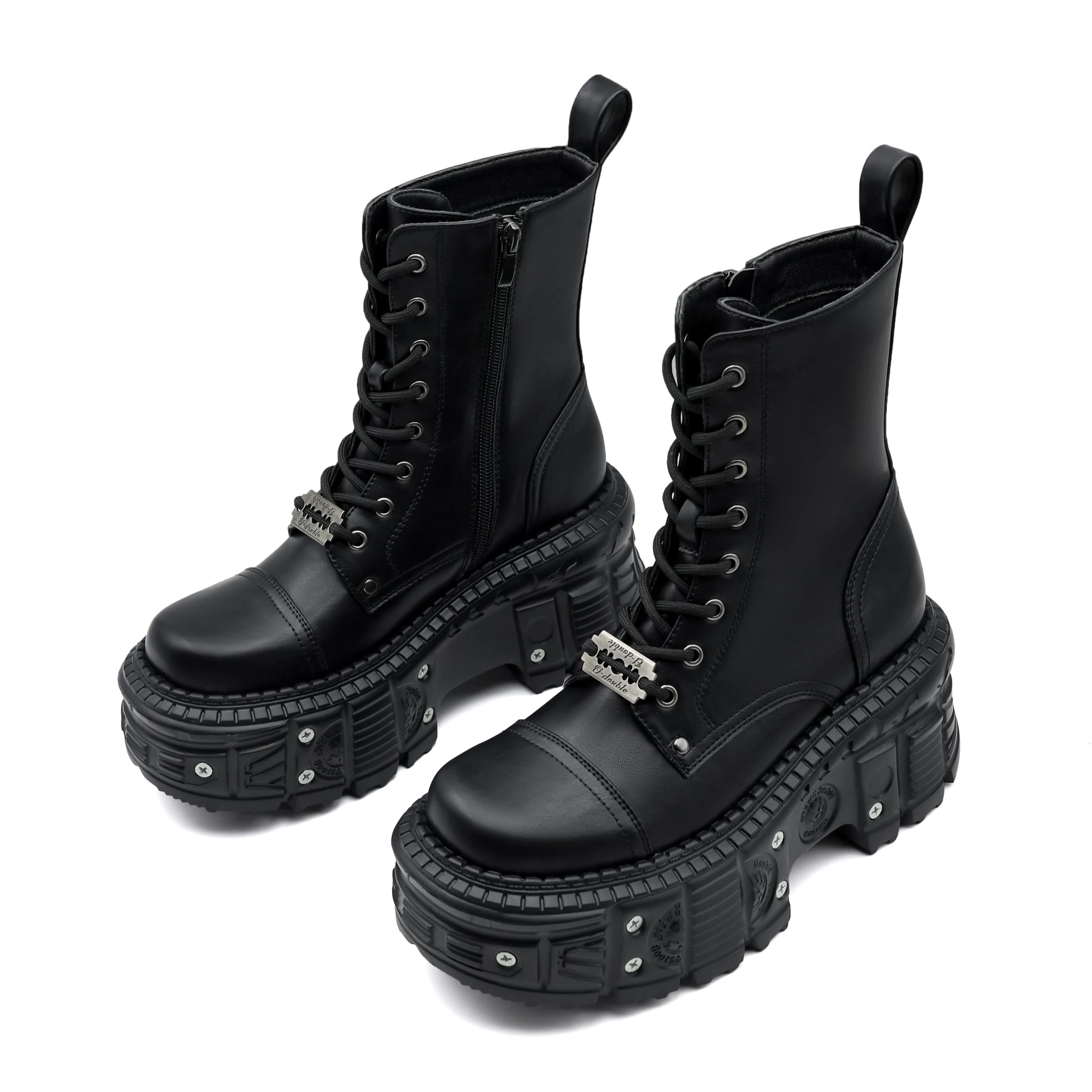 Obsidian Tears Boots - Lace & Thornz