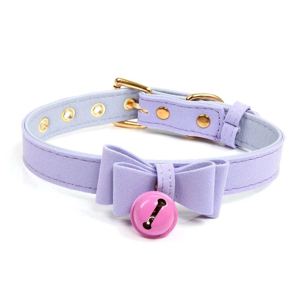 Pastel Kitten Bell Choker - Lace & Thornz