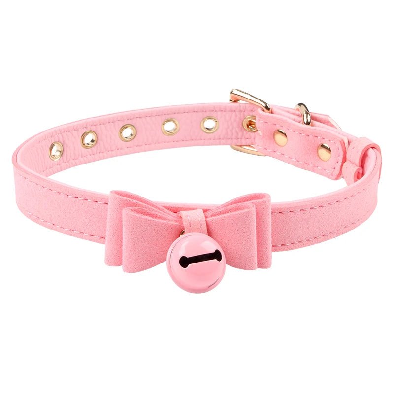 Pastel Kitten Bell Choker - Lace & Thornz