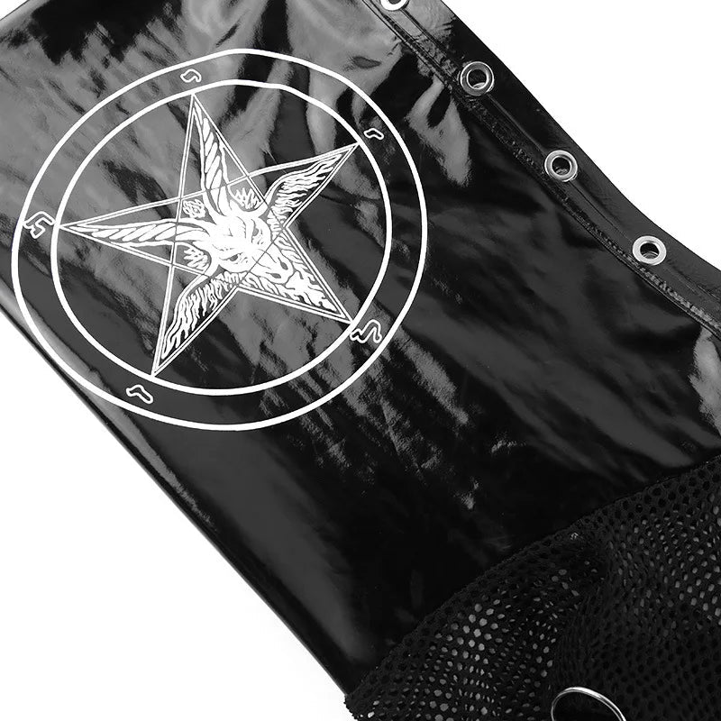 Pentagram Princess Crop Hoodie - Lace & Thornz