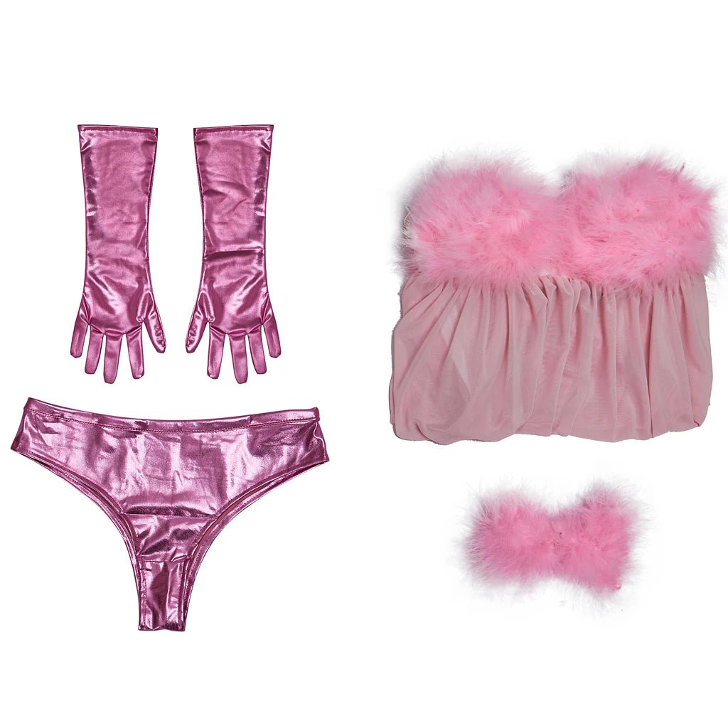 Pink Fembot Costume - Lace & Thornz