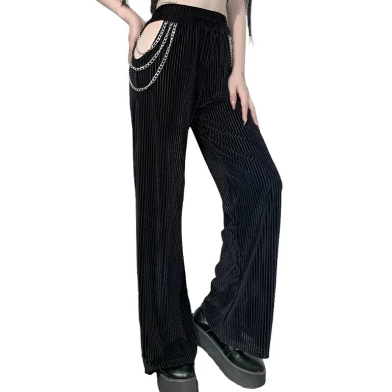 Resurrection Wide Leg Pants - Lace & Thornz