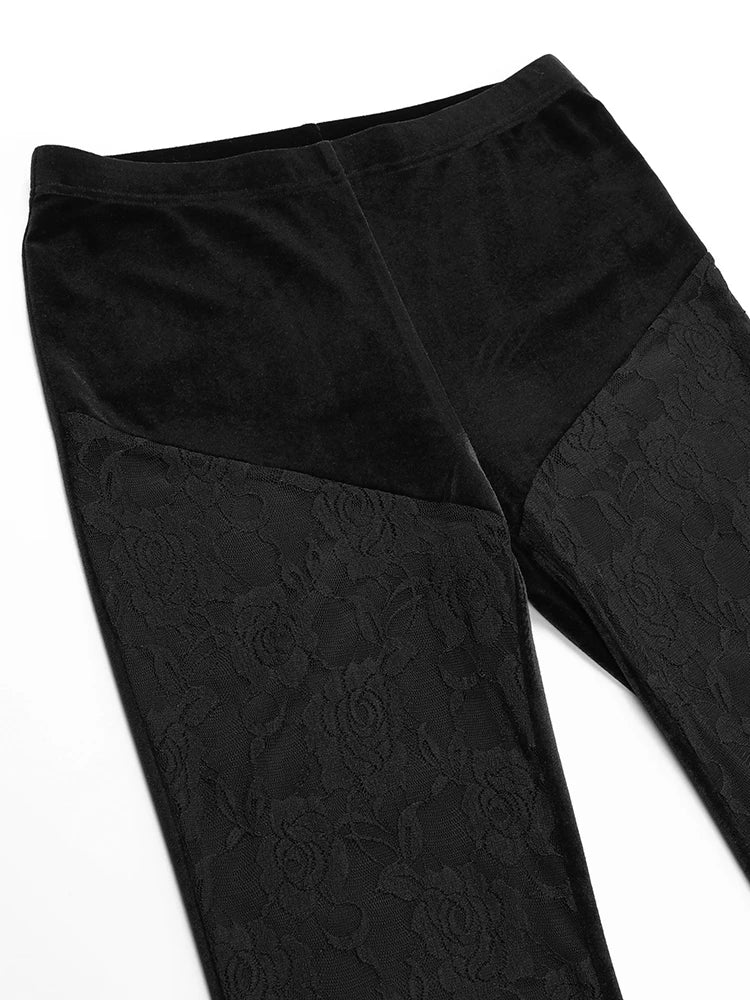 Shadow Shifter Flared Pants - Lace & Thornz