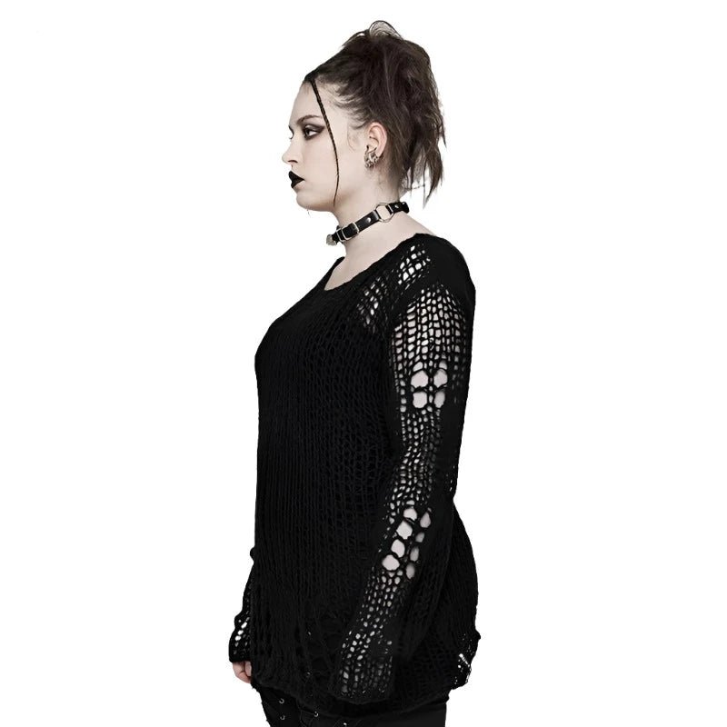 Shredded Soul Sweater - Lace & Thornz