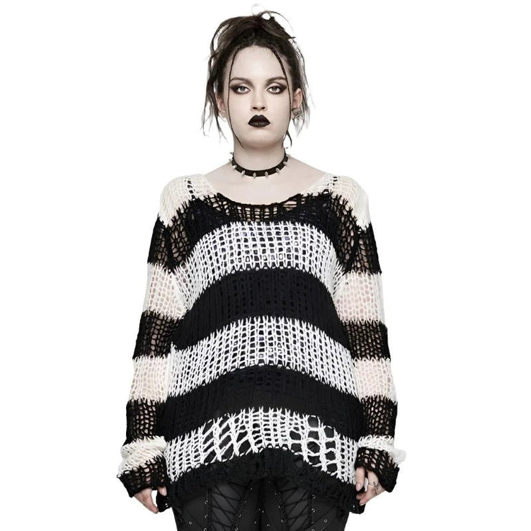 Shredded Soul Sweater - Lace & Thornz