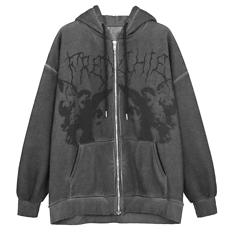 Soul Eating Angel Hoodie - Lace & Thornz