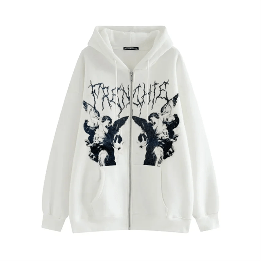 Soul Eating Angel Hoodie - Lace & Thornz