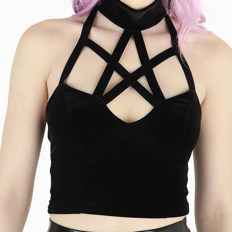 Starry Eyed Spellcaster Top - Lace & Thornz